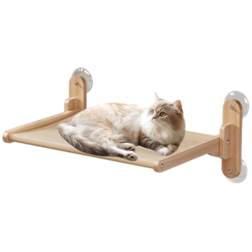 Llpsmeng Katzen-Fensterstange, Katzen-Hängematte für Fenster, Keramikfliesen/Glas mit 4 starken Saugnäpfen, stabiler massiver Holzrahmen, Kätzchenbetten für den Innenbereich, geeignet für Haustiere Llpsmeng Katzen-Fensterstange, Katzen-Hängematte für Fenster, Keramikfliesen/Glas mit 4 starken Saugnäpfen, stabiler massiver Holzrahmen, Kätzchenbetten für den Innenbereich, geeignet für Haustiere von Llpsmeng