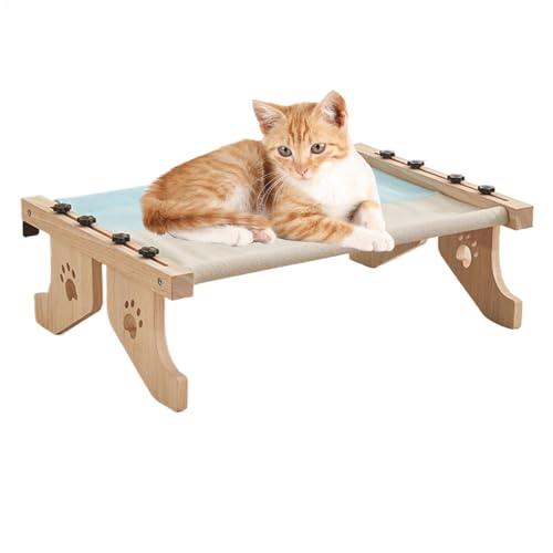 Lmaisdh Katzen-Sitzstange für Fensterbank – Katzenliege aus, verstellbare Katzen-Fensterbank-, Katzenliege mit gepolstertem Bettbezug für Fensterbank, Nachttisch, Schublade Lmaisdh Katzen-Sitzstange für Fensterbank – Katzenliege aus, verstellbare Katzen-Fensterbank-, Katzenliege mit gepolstertem Bettbezug für Fensterbank, Nachttisch, Schublade von Lmaisdh