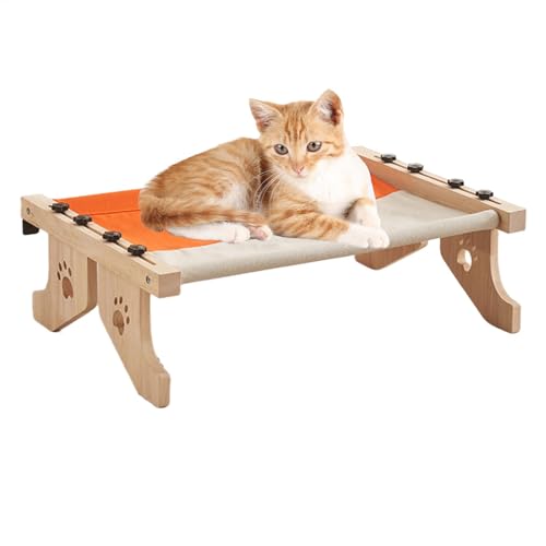 Lmaisdh Katzen-Sitzstange für Indoor-Katzen | Katzenliege aus – verstellbares Katzen-Fensterbank-, Katzenliege mit gepolstertem Bettbezug für Fensterbank, Nachttisch, Schublade Lmaisdh Katzen-Sitzstange für Indoor-Katzen | Katzenliege aus – verstellbares Katzen-Fensterbank-, Katzenliege mit gepolstertem Bettbezug für Fensterbank, Nachttisch, Schublade von Lmaisdh