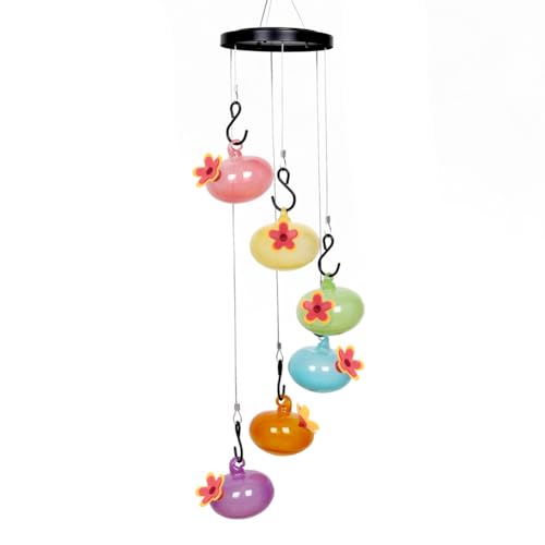 Lmzzdld 1 PCS Charmante Windspiele Vogelfutter für Den Außenbereich Vogelfutter Zufällige Farbe +Plastik Hängend Ameisen- und Bienensicher, Glasvogelfutter für Den Garten Lmzzdld 1 PCS Charmante Windspiele Vogelfutter für Den Außenbereich Vogelfutter Zufällige Farbe +Plastik Hängend Ameisen- und Bienensicher, Glasvogelfutter für Den Garten von Lmzzdld