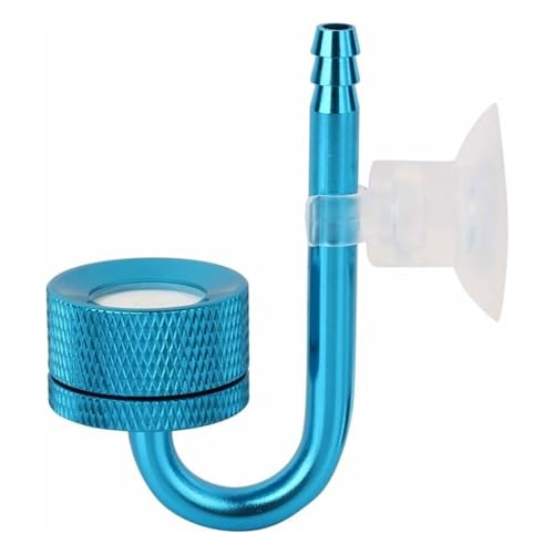 Lnhgh Aluminium-CO2-Zerstäuber, Aquarium-Luftpumpengerät - Rostfreier, robuster CO2-Zerstäuber,Platzsparendes exquisites Aquariumzubehör mit U-förmigem Design von Lnhgh