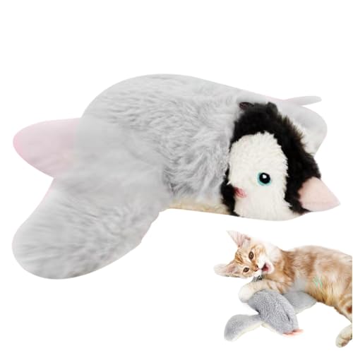 Lnhgh Fliege Pinguin -Katzenspielzeug, zwitschernde Vogelkatze Spielzeug | Plüsch Penguin USB Chirping Toy für Haustierkätzchen | Kleine mittelgroße und große Katzen intelligente Erfassungsklappe für Lnhgh Fliege Pinguin -Katzenspielzeug, zwitschernde Vogelkatze Spielzeug | Plüsch Penguin USB Chirping Toy für Haustierkätzchen | Kleine mittelgroße und große Katzen intelligente Erfassungsklappe für von Lnhgh