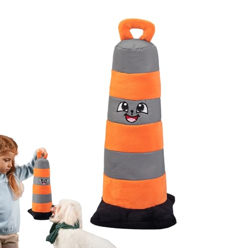 Lnhgh Hund Interactive Plüschspielzeug, Hund kaute Plüschspielzeug | Plüschverkehrskegel Haustier Puppy Interactive Toy,Reduzieren Lnhgh Hund Interactive Plüschspielzeug, Hund kaute Plüschspielzeug | Plüschverkehrskegel Haustier Puppy Interactive Toy,Reduzieren von Lnhgh