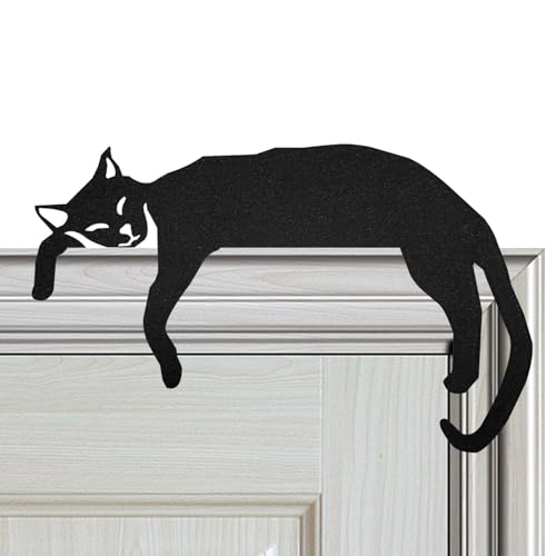 Lnhgh Katzen-Tür-Eckschild, Katzen-Tür-Eck-,Schwarze Katze Tür-Eck- | Cartoon-Katzen-Türecke und Fensterbank, Heimdekoration für, Tisch, Türrahmen, Requisiten Lnhgh Katzen-Tür-Eckschild, Katzen-Tür-Eck-,Schwarze Katze Tür-Eck- | Cartoon-Katzen-Türecke und Fensterbank, Heimdekoration für, Tisch, Türrahmen, Requisiten von Lnhgh