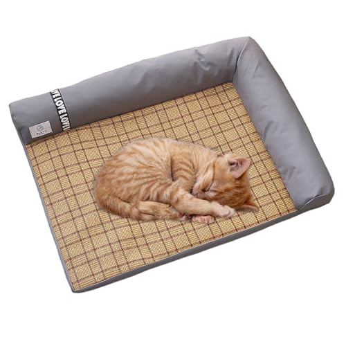 Lnhgh Katzenkühlkissen, Kühlmatte für Katzen, Waschbare Isomatte, Sommer-Kühlmatte, abnehmbare Hundebettmatte, antihaftbeschichtete Katzenmatte für Zwinger, Betten, hält Ihr Haustier kühl Lnhgh Katzenkühlkissen, Kühlmatte für Katzen, Waschbare Isomatte, Sommer-Kühlmatte, abnehmbare Hundebettmatte, antihaftbeschichtete Katzenmatte für Zwinger, Betten, hält Ihr Haustier kühl von Lnhgh