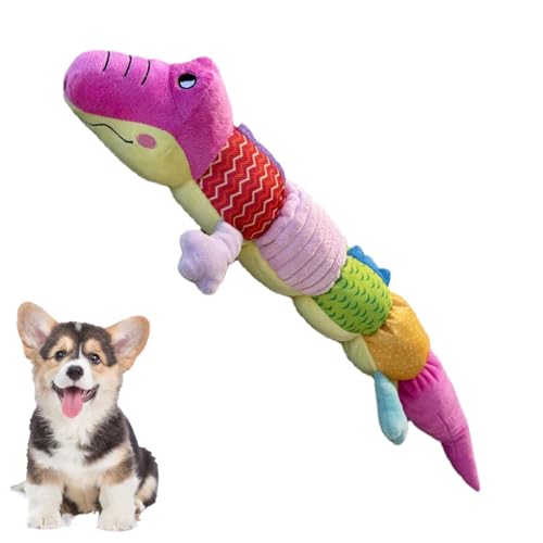 Lnhgh Kauspielzeug für Hunde, Kauspielzeug für Hunde - Weiches Welpenspielzeug - Hundespielzeug, Tiere, Kauspielzeug, Krokodil, Raupe, weiches, quietschendes Welpenspielzeug für kleine, mittelgroße Lnhgh Kauspielzeug für Hunde, Kauspielzeug für Hunde - Weiches Welpenspielzeug - Hundespielzeug, Tiere, Kauspielzeug, Krokodil, Raupe, weiches, quietschendes Welpenspielzeug für kleine, mittelgroße von Lnhgh