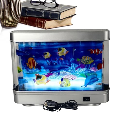 Lnhgh Künstliches Aquarium | Fischlampe Aquarium | Niedliches Realistisches Leuchten Sensory Deko Für Geburtstag Baby Erwachsene Kinder Nacht Freude Lnhgh Künstliches Aquarium | Fischlampe Aquarium | Niedliches Realistisches Leuchten Sensory Deko Für Geburtstag Baby Erwachsene Kinder Nacht Freude von Lnhgh