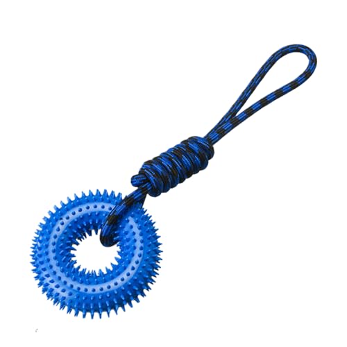 Lnhgh Quietschende Spielsachen für Hunde, Hundespielzeug quietschend,Chewer Teether Stachel Ring | Aggressives Kau -mit unzerstörbarer Hund Spielzeug mit Seil für Welpe Zahne Langeweile Relief mentale Lnhgh Quietschende Spielsachen für Hunde, Hundespielzeug quietschend,Chewer Teether Stachel Ring | Aggressives Kau -mit unzerstörbarer Hund Spielzeug mit Seil für Welpe Zahne Langeweile Relief mentale von Lnhgh