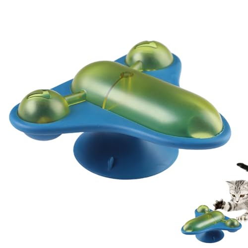 Lnhgh Spielzeug mit fehlendem Essen im Flugzeug - Flugzeugspielzeug, Spielzeug zur Leckage von Tierfutter | Wiederverwendbares, lustiges Katzenspielzeug mit auslaufendem Futter für Badewannen von Lnhgh