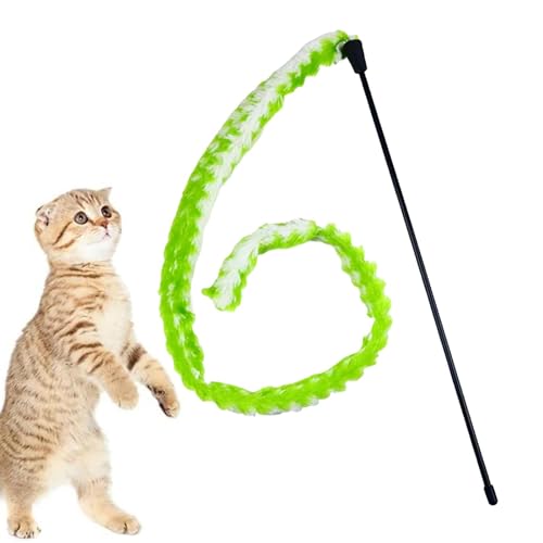 Lnhgh Zauberstab-Katzenspielzeug, Katzenstab-Spielzeug für Hauskatzen - Plüsch-Katzen-Teaser-Spielzeug | Interaktives Katzenspielzeug, Katzenspielzeug mit Glocke, Katzenschnurspielzeug für Kätzchen, Lnhgh Zauberstab-Katzenspielzeug, Katzenstab-Spielzeug für Hauskatzen - Plüsch-Katzen-Teaser-Spielzeug | Interaktives Katzenspielzeug, Katzenspielzeug mit Glocke, Katzenschnurspielzeug für Kätzchen, von Lnhgh