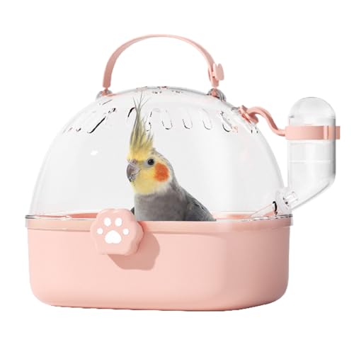 Lnhgh enausflugsbag, Vogelträger -Reisekäfig,Vogelkäfigträger | Panoramablick des kompakten Trägers transparent für den Außenbereich außerhalb des Wildtransports im Freien von Lnhgh