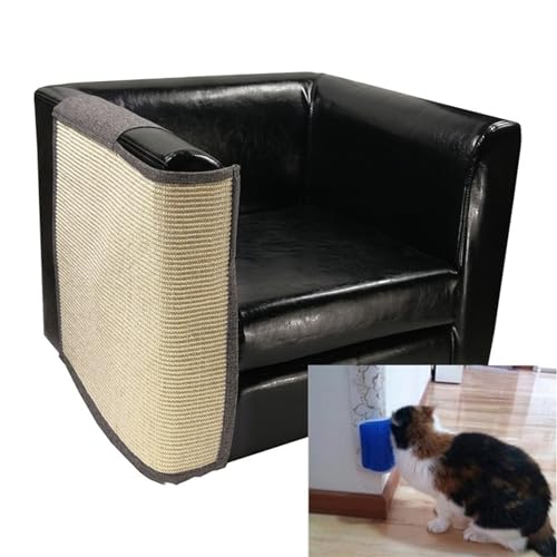 Katzen-Sofa-Kratzer, Sisal-Sofabezug, Krallenschärfer, Katzen-Kratzkissen, Kätzchen-Kratzbrett für Möbelschutz, Verwendung für Katzen im Innenbereich, Unterhaltung Katzen-Sofa-Kratzer, Sisal-Sofabezug, Krallenschärfer, Katzen-Kratzkissen, Kätzchen-Kratzbrett für Möbelschutz, Verwendung für Katzen im Innenbereich, Unterhaltung von Lnlscle