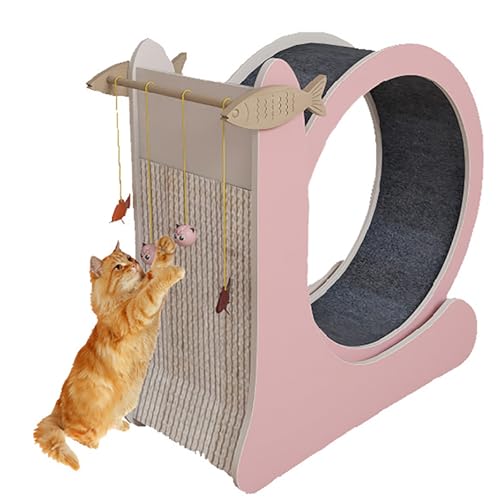 Stabiles und leises Laufrad für Katzen, 60 cm, Robustes Laufrad für Katzen mit Teppichboden, Schloss und minimiertem Spaltdesign, Laufband für Katzen für tägliches Training und Gewichtsverlust Stabiles und leises Laufrad für Katzen, 60 cm, Robustes Laufrad für Katzen mit Teppichboden, Schloss und minimiertem Spaltdesign, Laufband für Katzen für tägliches Training und Gewichtsverlust von Lnlscle