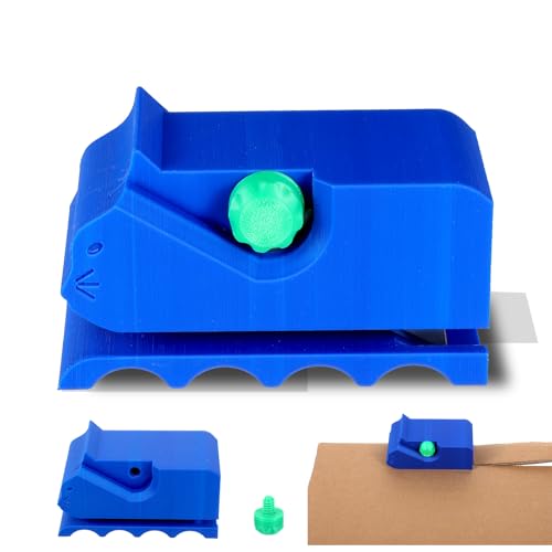Lnngub Kartonschneider für Katzenkratzer, 3D-Druck, Katzenkratzbrett, Handgerät, 3D-Druck, Karton, Recycling-Schneidewerkzeuge, Blau Lnngub Kartonschneider für Katzenkratzer, 3D-Druck, Katzenkratzbrett, Handgerät, 3D-Druck, Karton, Recycling-Schneidewerkzeuge, Blau von Lnngub
