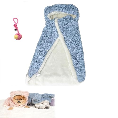 Haustier-Umhang-Decke, Hunde-Umhang-Decke, Plüsch-Umhang for Haustiere, Flanell-Hundemäntel mit Kapuze, warme Hunde-Schlafdecke, Hunde-Mantelwickel for kaltes Wetter mit Kapuze for kleine und mittelgr Haustier-Umhang-Decke, Hunde-Umhang-Decke, Plüsch-Umhang for Haustiere, Flanell-Hundemäntel mit Kapuze, warme Hunde-Schlafdecke, Hunde-Mantelwickel for kaltes Wetter mit Kapuze for kleine und mittelgr von LoKori