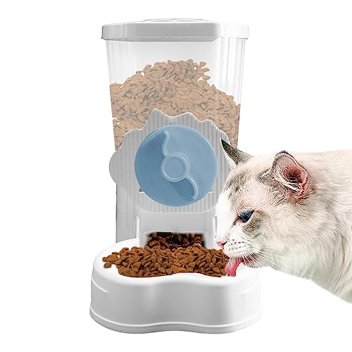 Automatischer Hundefutterautomat - Automatischer Tränke-Futterspender für Haustierkatzen | Abnehmbarer Trockenfutter- und Wasserspender für Haustiere, geeignet für Katzen, Hunde, Chinchillas, Loandicy von Loandicy