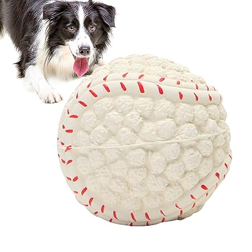 Loandicy Hundespielzeug, interaktiver Spaß - Niedliches Beißspielzeug mit Sportball-Stimme | Pet Supplies Hundespielzeug mit Geräuschen, verstellbares Reinigungs-Kautrainingsspielzeug, Zubehör von Loandicy