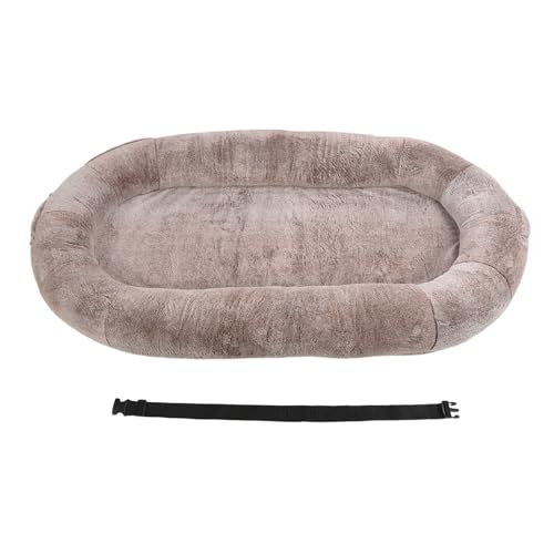 Großes Hundebett, weich, menschliche Größe, mit Gurt, Farbverlauf, Kaffeefarben, für Zuhause und Büro Großes Hundebett, weich, menschliche Größe, mit Gurt, Farbverlauf, Kaffeefarben, für Zuhause und Büro von Loboo Idea
