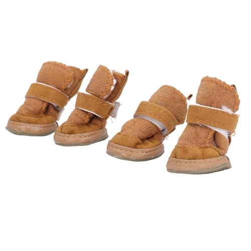 Hundeschuhe, Hundeschuhe, kleine Hunde, Winterstiefel, Haustierstiefel, warm, weich, rutschfest, für kleine Hunde und Katzen, drinnen und draußen, Größe 5 Hundeschuhe, Hundeschuhe, kleine Hunde, Winterstiefel, Haustierstiefel, warm, weich, rutschfest, für kleine Hunde und Katzen, drinnen und draußen, Größe 5 von Loboo Idea