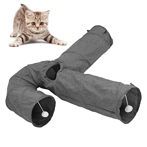 Katzentunnel für Indoor-Katzen, groß, Katzentunnel für Indoor-Katzen, groß, 3-Wege-Katzentunnel, sicher, verschleißfest, reißfest, faltbar, Kätzchen-Rohr, Übungsdach-Öffnung fördert Katzentunnel für Indoor-Katzen, groß, Katzentunnel für Indoor-Katzen, groß, 3-Wege-Katzentunnel, sicher, verschleißfest, reißfest, faltbar, Kätzchen-Rohr, Übungsdach-Öffnung fördert von Loboo Idea