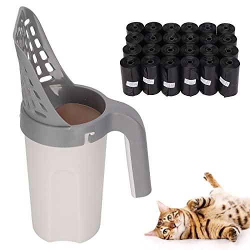 Loboo Idea Katzenstreuschaufel, Kunststoff, integriert, abnehmbar, Katzenstreu-Siebschaufel mit Kotbeutel, zeitsparend, sauber, hygienisch, schnelle Entsorgung für den Heimspaziergang Loboo Idea Katzenstreuschaufel, Kunststoff, integriert, abnehmbar, Katzenstreu-Siebschaufel mit Kotbeutel, zeitsparend, sauber, hygienisch, schnelle Entsorgung für den Heimspaziergang von Loboo Idea