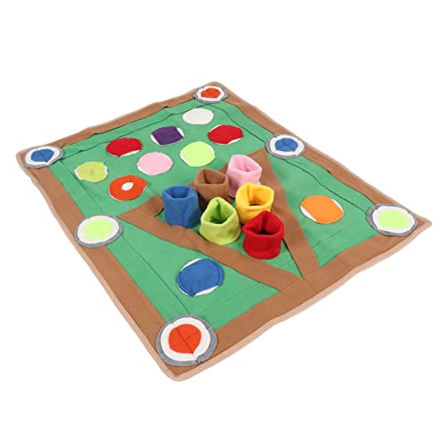 Loboo Idea Schnüffelunterlage für Hunde, weicher Poolball, Welpen-Schnüffelmatte, Puzzle-Spielzeug für Geruchstraining, langsames Essen, Langeweile, Linderung von Langeweile, Flanellmaterial Loboo Idea Schnüffelunterlage für Hunde, weicher Poolball, Welpen-Schnüffelmatte, Puzzle-Spielzeug für Geruchstraining, langsames Essen, Langeweile, Linderung von Langeweile, Flanellmaterial von Loboo Idea