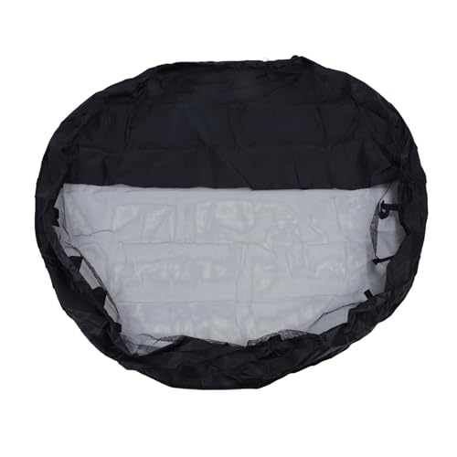 Locadence Hundeplaypen Mesh Top Cover, 210D Silberbeschichtete Oxford Stoff Halbnetzhof Pet Gehege für 8 Panels 24 Zoll Breite Achteckiger Haustierstift von Locadence
