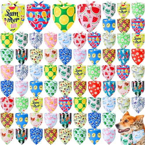 Locmeo Sommerhalstücher für Hunde, Sommerhalstücher für Hunde, Blume, Zitrone, verstellbare Hunde-Lätzchen, Sommer, Dreieck, Haustier-Schal, Sommerurlaub, Haustierkostüm für kleine, mittelgroße Locmeo Sommerhalstücher für Hunde, Sommerhalstücher für Hunde, Blume, Zitrone, verstellbare Hunde-Lätzchen, Sommer, Dreieck, Haustier-Schal, Sommerurlaub, Haustierkostüm für kleine, mittelgroße von Locmeo