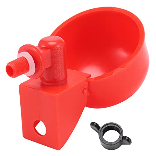 6 Stück Huhn-Bewässerungsbecher, automatische Befüllung für Geflügel, Trinkschüssel, Gewinde, Bewässerung, Futterbecher für Huhn 6 Stück Huhn-Bewässerungsbecher, automatische Befüllung für Geflügel, Trinkschüssel, Gewinde, Bewässerung, Futterbecher für Huhn von Lodokdre