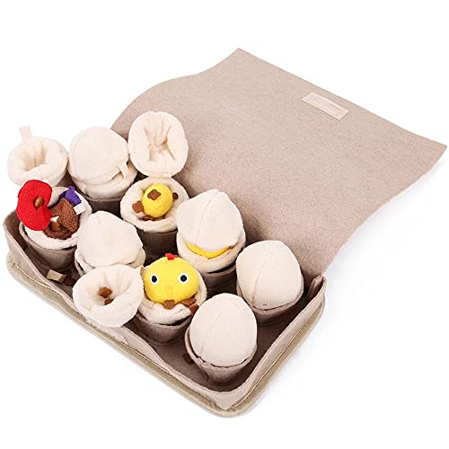 Lodokdre Puzzle Haustier Hund Schnüffelspielzeug Haustier Interaktives Training Plüsch Backenzähne Slow Food Picking Spiel Lernspielzeug von Lodokdre