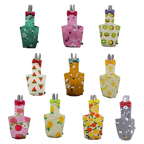 Lodoot Papageienwindel mit Fliege, bunt, Obst, Blumen, Nymphensittiche, Tauben, kleine und große Haustiere, Vögel, Fluganzug, Kleidung, Haustier, verstellbare Windel Lodoot Papageienwindel mit Fliege, bunt, Obst, Blumen, Nymphensittiche, Tauben, kleine und große Haustiere, Vögel, Fluganzug, Kleidung, Haustier, verstellbare Windel von Lodoot