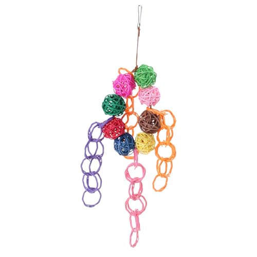 Vogelspielzeug, Kauspielzeug für Zähne, Ranken, Bälle, Käfig, hängende Schnur, Spielzeug, Schleifen, Zähne, hängende Luffa, Hamster, Leitern für Käfig Vogelspielzeug, Kauspielzeug für Zähne, Ranken, Bälle, Käfig, hängende Schnur, Spielzeug, Schleifen, Zähne, hängende Luffa, Hamster, Leitern für Käfig von Lodoot
