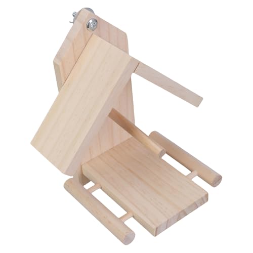 Vogelstange Schleifspielzeug Molar Kauständer für Schnabel und Zähne Pflege Hausform Obsthalter Unterhaltung Vogelfütterung Werkzeug von Lodoot