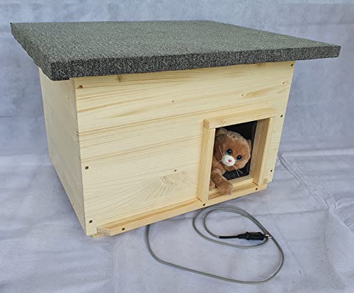 Lösche Holzbau Katzenhaus lang mit Heizung Katzenhütte Wurfkiste wetterfest isoliert beheizt Lösche Holzbau Katzenhaus lang mit Heizung Katzenhütte Wurfkiste wetterfest isoliert beheizt von Lösche Holzbau