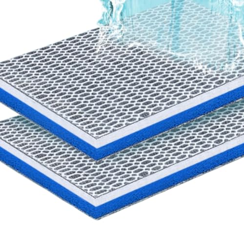 lohill 8D Filterschaum Filterpads für Aquarienfilter, Filtermatte, Aquarium Filtermaterial Biochemischer Watte Wabenstruktur, Leicht Zu Reinigen, Für Gesundes Aquariumwasser(1 Stück)(30x20CM) von lohill