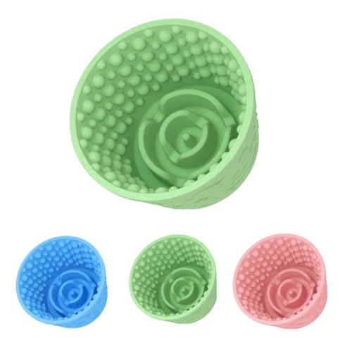 Silikon Hundenapf, Anti Rutsch Hund Feeder Lick Bowl, Hund Slow Feeder Ablenkung Schüssel für Hunde, Langsames Fressen Leckschüssel für Hunde, Interaktive Lecknapf für Stress Hundenapf Rutschfest,grün Silikon Hundenapf, Anti Rutsch Hund Feeder Lick Bowl, Hund Slow Feeder Ablenkung Schüssel für Hunde, Langsames Fressen Leckschüssel für Hunde, Interaktive Lecknapf für Stress Hundenapf Rutschfest,grün von Loimol