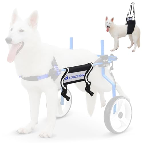 Lokshun Hunderollstuhl, Haustierlift für Rückenbeine, Hunderollstuhl-Ersatzzubehör, atmungsaktiv, weiche Schlingen-Hebebühne für Hunde, Geschirr für verstellbare Hundewagen Lokshun Hunderollstuhl, Haustierlift für Rückenbeine, Hunderollstuhl-Ersatzzubehör, atmungsaktiv, weiche Schlingen-Hebebühne für Hunde, Geschirr für verstellbare Hundewagen von Lokshun