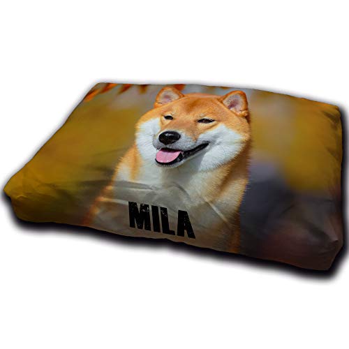 LolaPix Hundebett. Hundebett Mittelgroße Hunde. Personalisiert mit Name/Foto. Bett für große/Mittlere/Kleine Hunde. Waschbare Hundematratze und Abnehmbarer Bezug. Grande LolaPix Hundebett. Hundebett Mittelgroße Hunde. Personalisiert mit Name/Foto. Bett für große/Mittlere/Kleine Hunde. Waschbare Hundematratze und Abnehmbarer Bezug. Grande von LolaPix