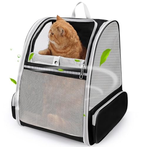 Lollimeow Haustier-Rucksack für Hunde und Katzen, Welpen, voll belüftetes Mesh, von Fluggesellschaften zugelassen, entworfen für Reisen, Wandern, Spazierengehen und den Einsatz im Freien Mesh Black Lollimeow Haustier-Rucksack für Hunde und Katzen, Welpen, voll belüftetes Mesh, von Fluggesellschaften zugelassen, entworfen für Reisen, Wandern, Spazierengehen und den Einsatz im Freien Mesh Black von Lollimeow