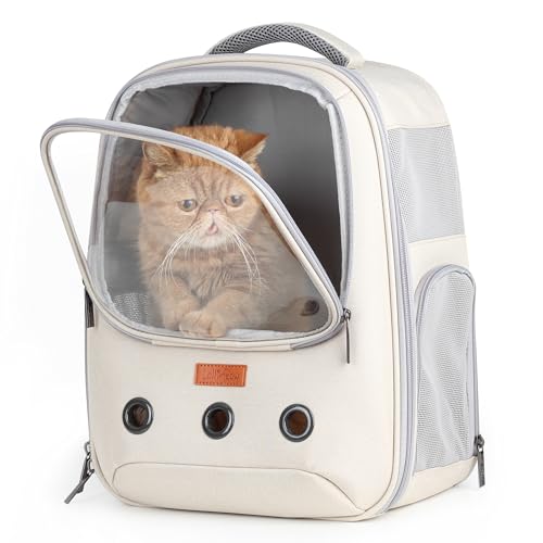 Lollimeow Katzen-Rucksack Hunderucksack für Katzen und Kleine Hunde - Fluggesellschaften zugelassen, Ideal für Katzen und Welpen, Beige Lollimeow Katzen-Rucksack Hunderucksack für Katzen und Kleine Hunde - Fluggesellschaften zugelassen, Ideal für Katzen und Welpen, Beige von Lollimeow