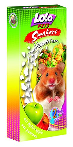 Lolo Pets Kräcker Apfel für Hamster, 10er Pack (10 x 90 g) von Lolo Pets