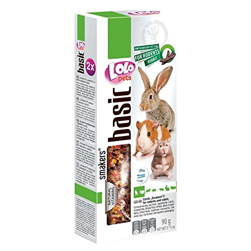 Lolo Pets Kräcker Johannisbrot für Hamster, 10er Pack (10 x 90 g) von Lolo Pets