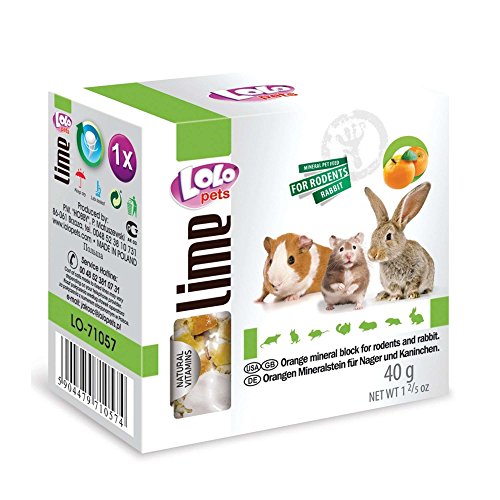 Lolo Pets Nagerstein Orange, 12er Pack (12 x 40 g) von Lolo Pets