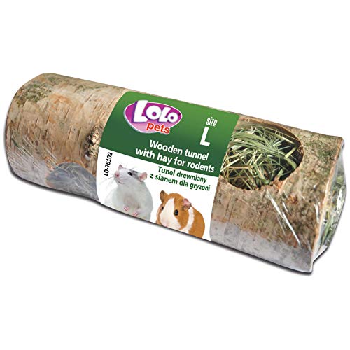 Lolo Pets Tunel Holz Füllung Heu L von Lolo Pets