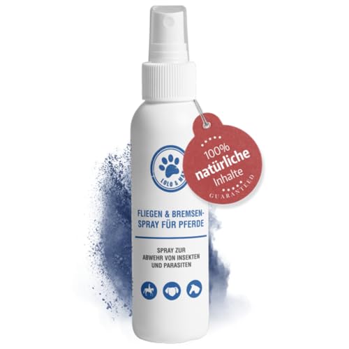 Lolo & Max - Fliegenspray für Pferde - Gegen Fliegen & Bremsen - Das Spray Für Pferd & Reiter Bremsenschutz Dank Hocheffektiver Pflanzlicher Wirkungsverstärker Sehr Ergiebig & Hochwirksam - 190ml von Lolo & Max