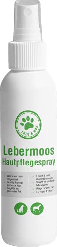 Lolo & Max Lebermoos Hautpflege Spray - Mittel gegen Juckreiz bei Hunden - Lebermoos Spray für Hunde - Juckreiz Hund - Mittel gegen Juckreiz - Pferde geeignet von Lolo & Max
