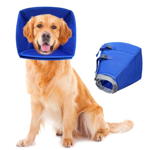 Halskrause für Hund leckschutz, Atmungsaktiver Schutzkragen Hund FüR Kleine, Mittlere Und GroßE Hunde, Verstellbarer Hunde-Erholungskragen Nach Der Operation-Größe S Halskrause für Hund leckschutz, Atmungsaktiver Schutzkragen Hund FüR Kleine, Mittlere Und GroßE Hunde, Verstellbarer Hunde-Erholungskragen Nach Der Operation-Größe S von Lomhyve