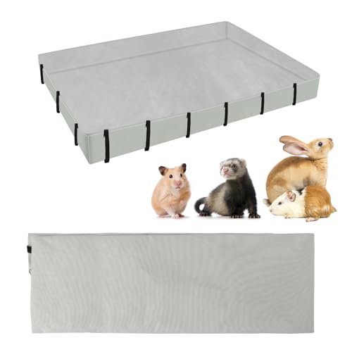 Lonepetu Wasserdichte Meerschweinchen-Käfig-Plane unten für C- und C-Gitter, Lebensraum, 106,7 x 68,6 cm, waschbar, Meerschweinchen, Käfig-Einsatz für Kaninchen, Hamster, Igel, Frettchen, kleine Lonepetu Wasserdichte Meerschweinchen-Käfig-Plane unten für C- und C-Gitter, Lebensraum, 106,7 x 68,6 cm, waschbar, Meerschweinchen, Käfig-Einsatz für Kaninchen, Hamster, Igel, Frettchen, kleine von Lonepetu