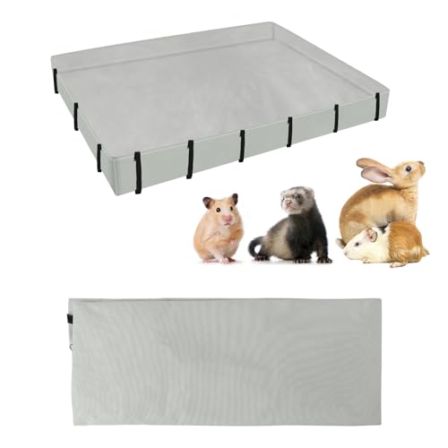 Lonepetu Wasserdichte Meerschweinchen-Käfig-Plane unten für C- und C-Gitter, Lebensraum, 91,4 x 61 cm, waschbar, Meerschweinchen, Käfig-Einsatz für Kaninchen, Hamster, Igel, Frettchen, kleine Lonepetu Wasserdichte Meerschweinchen-Käfig-Plane unten für C- und C-Gitter, Lebensraum, 91,4 x 61 cm, waschbar, Meerschweinchen, Käfig-Einsatz für Kaninchen, Hamster, Igel, Frettchen, kleine von Lonepetu