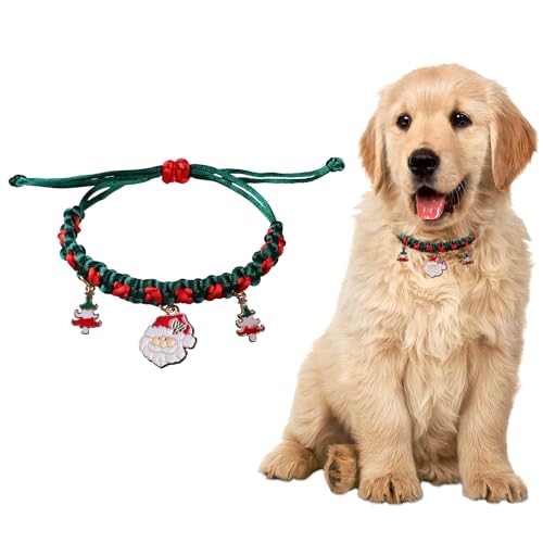 Longbest Verstellbares Weihnachts-Halsband für Katzen und kleine Hunde (15–40 cm) von Longbest